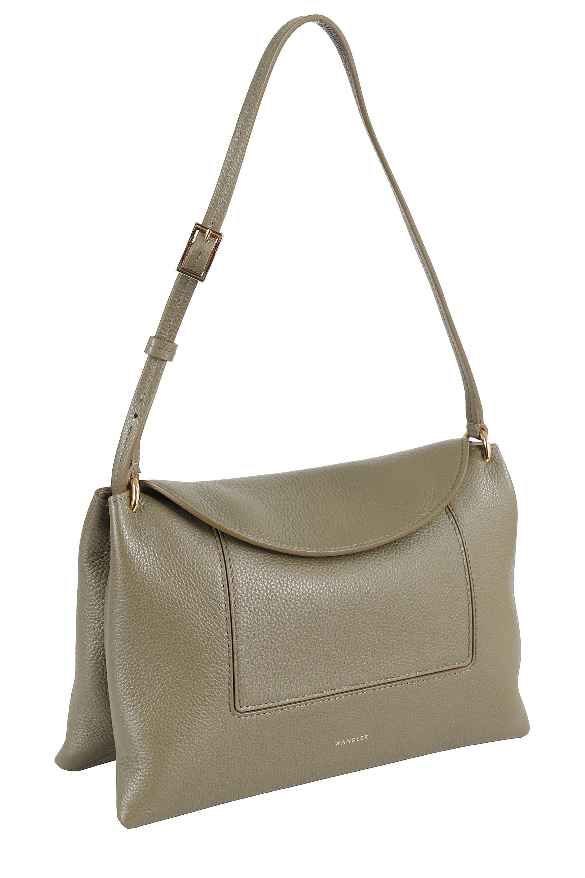 Penelope Slouch Bag Green Pelle Borsa