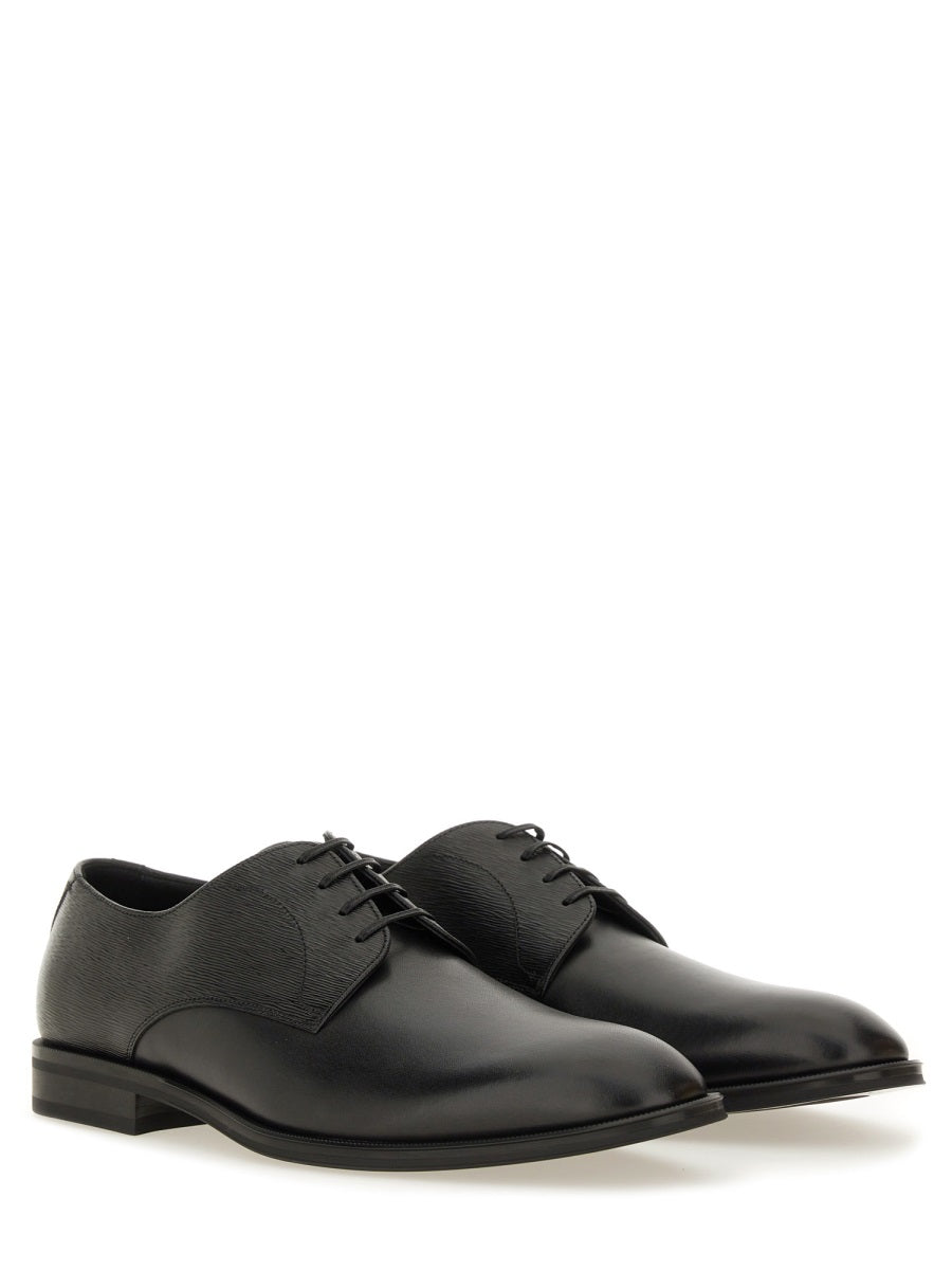 Leather Derby Loafer Black Loafers