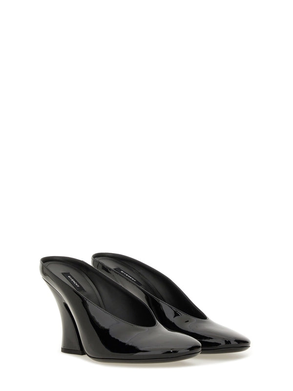 Sculpted Leather Pumps Black Calf