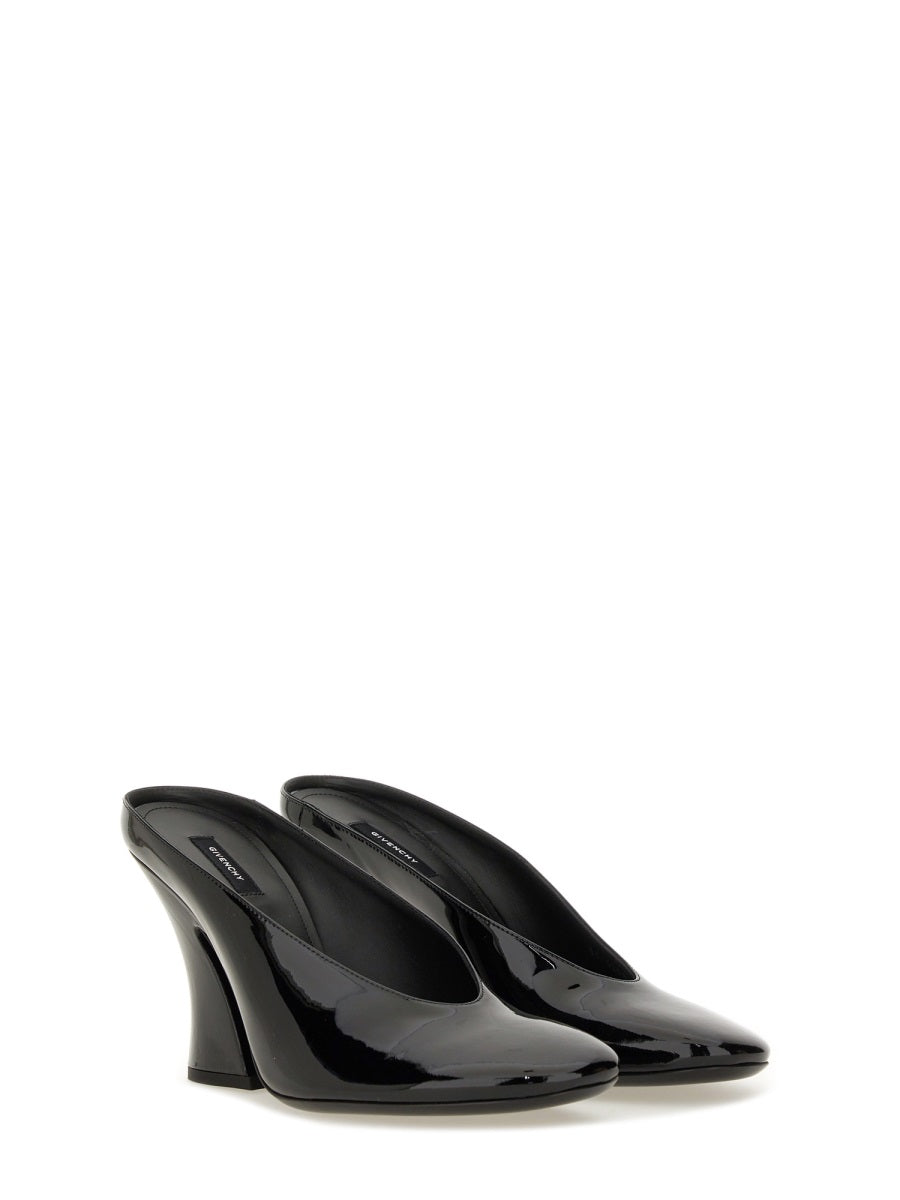 Sculpted Leather Pumps Black Calf