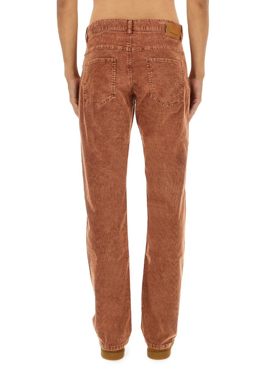 Brown Pants With Cotton Blend Jean