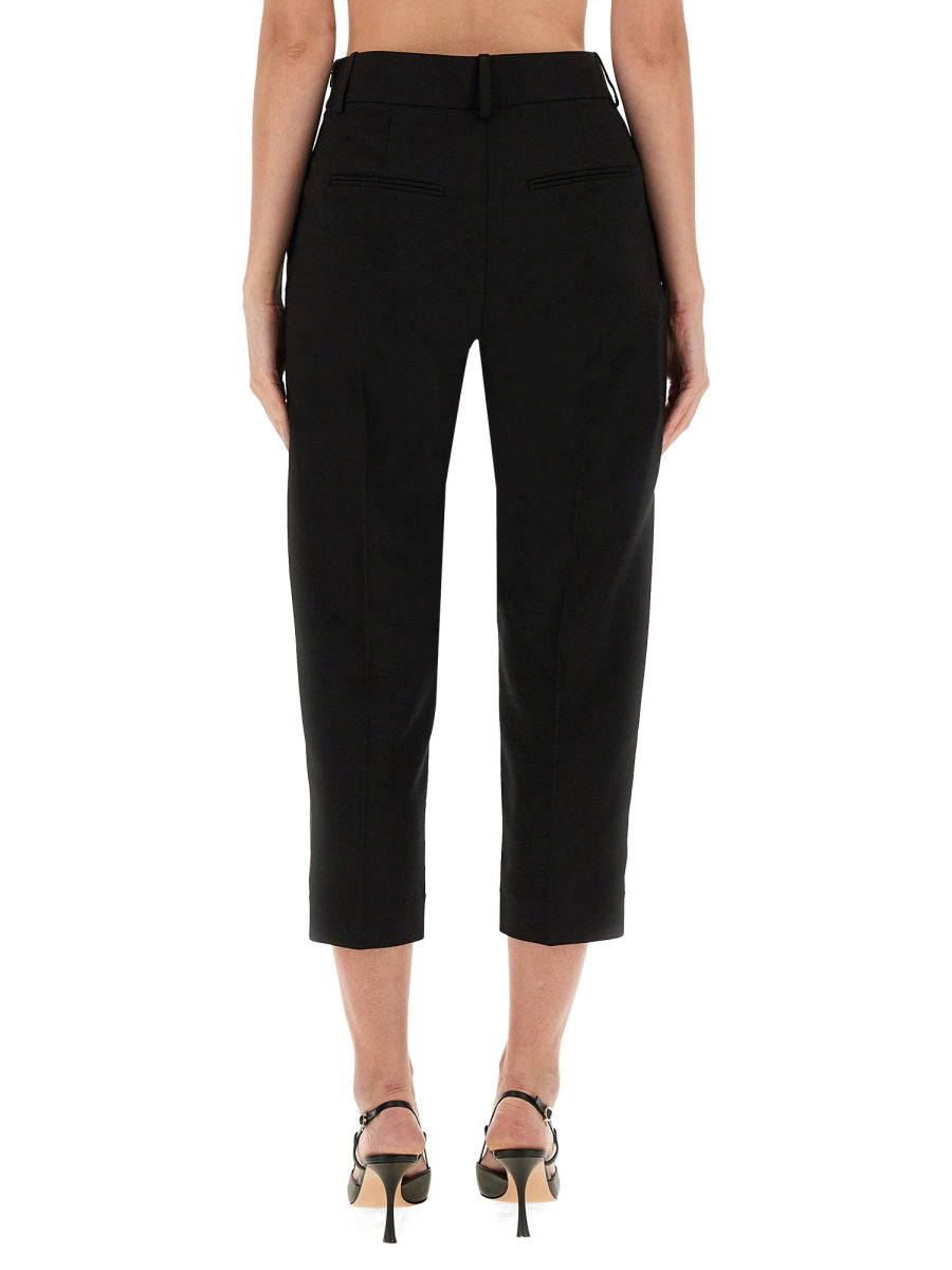 Pants Cam Black Viscose Trousers