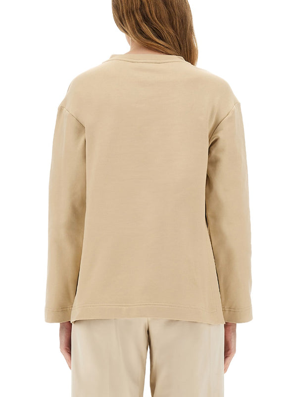 Sweatshirt Berma Beige Silk-Cotton Sweatshirts