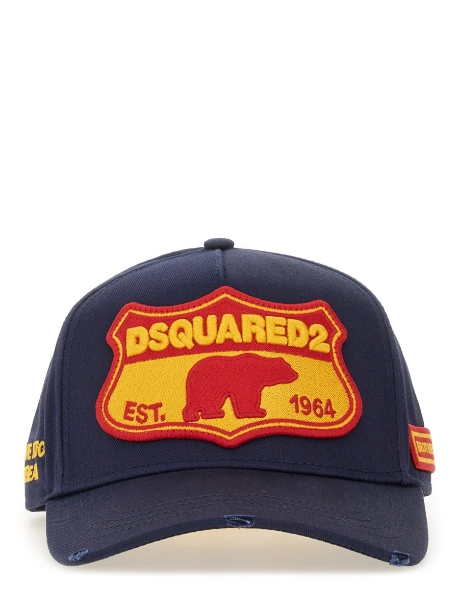Cotton Baseball Cap Blue Hat