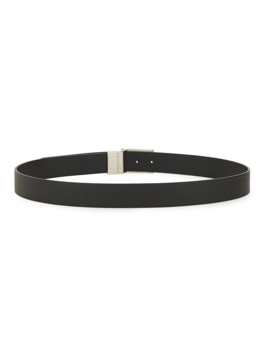 Belt Reversible Leather With Z Monogram Black