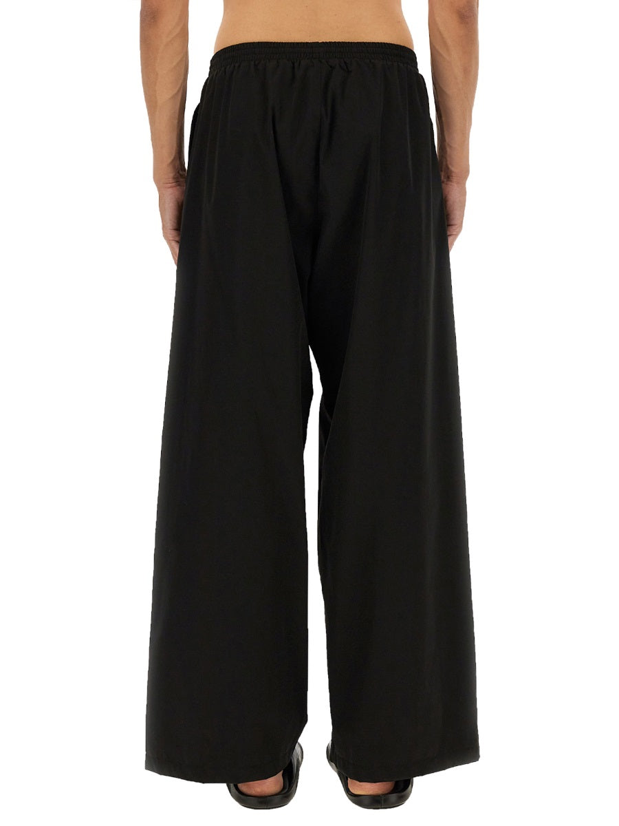 Track Pants Black Polyester