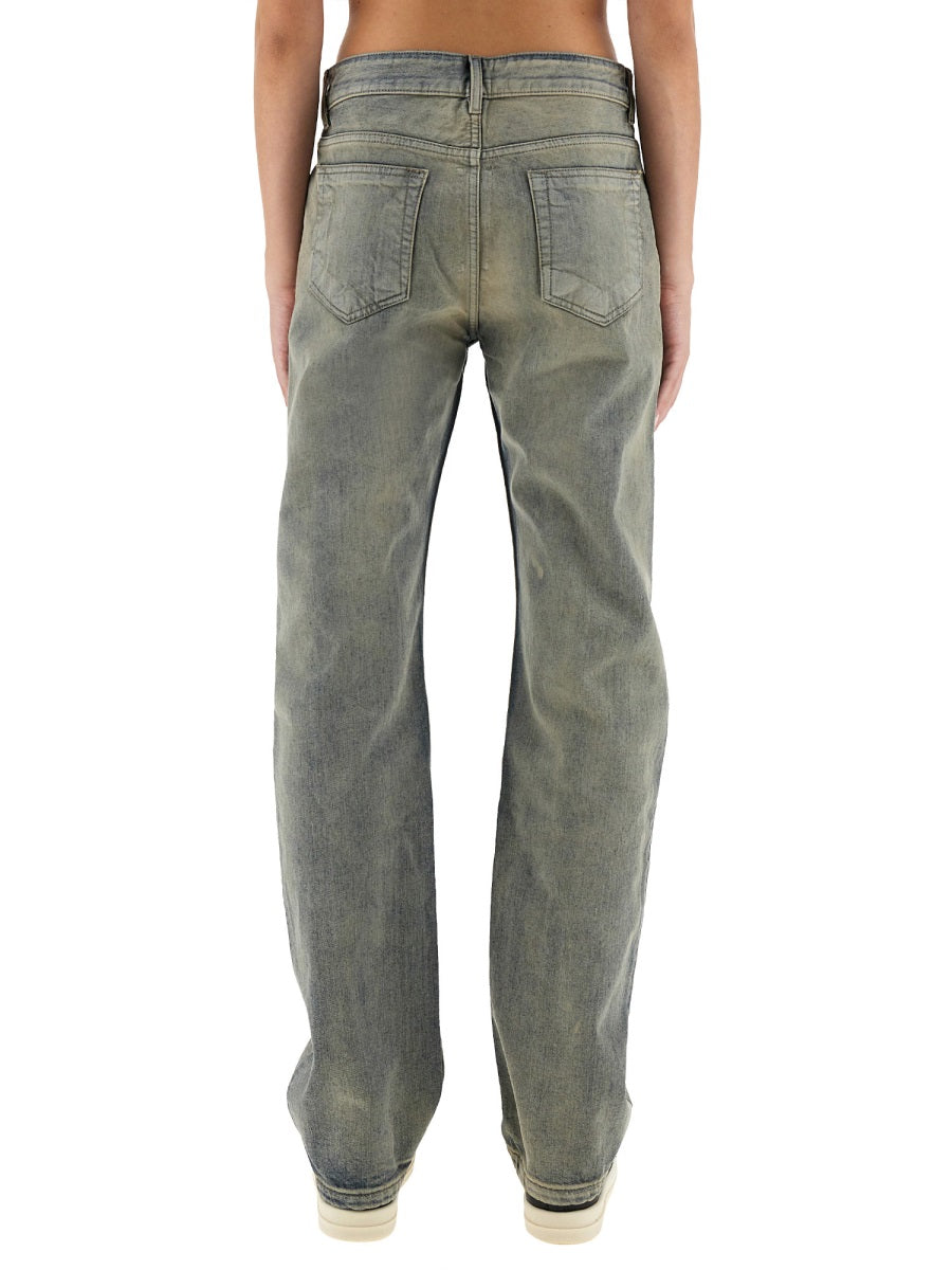 Concordians Fog Cut Pants Grey Cotton Jean
