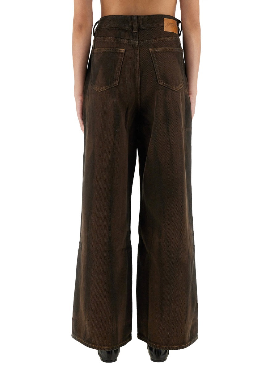 Baggy Pants Brown Organic Cotton Jean