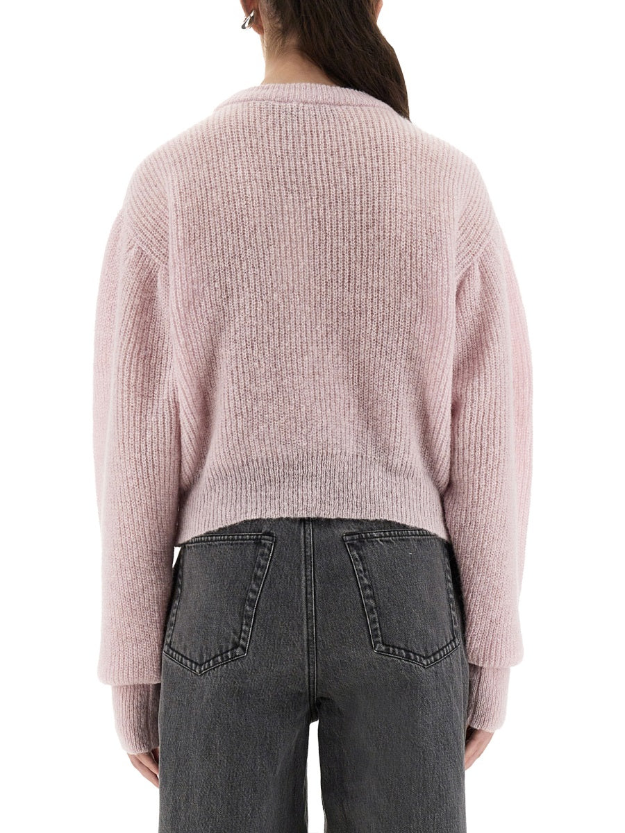 Wool Puff Sweater Powder Alpaca Jumpers
