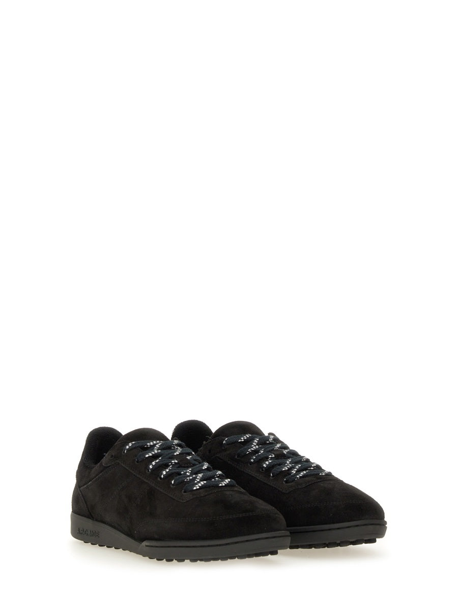 Moe Sneakers Black Cowhide Leather Trainers
