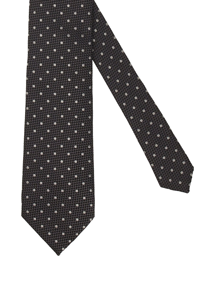 Silk Tie Grey Ties & Bow