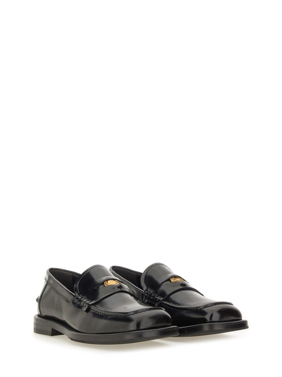 Moccasin Berlin Black Leather Loafers
