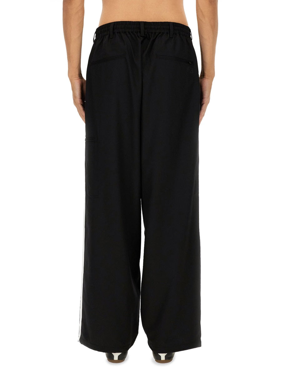 Jogger Pants Black Recycled Polyester Trousers