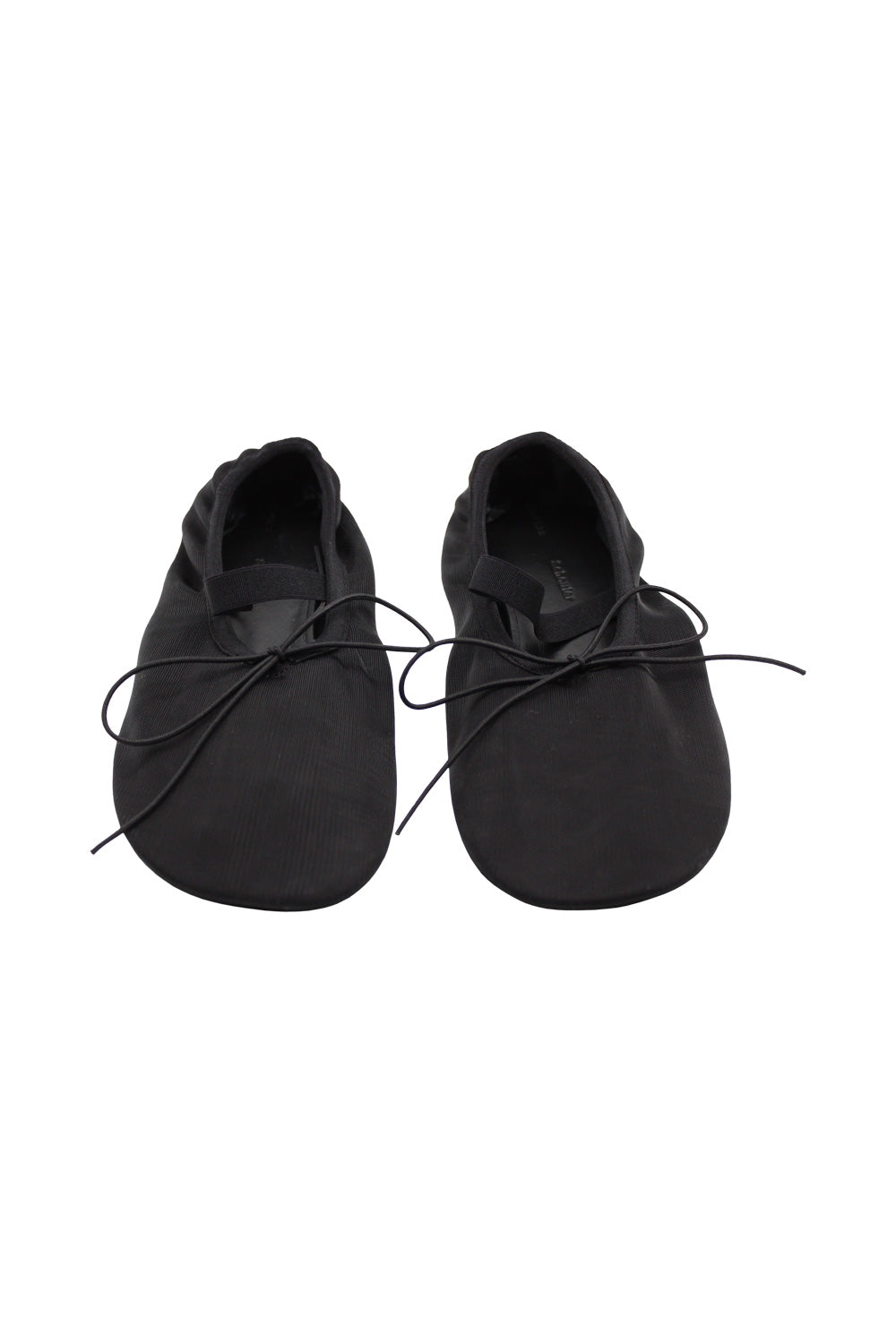 Glove Mary Jane Flats Black Nylon Calzature
