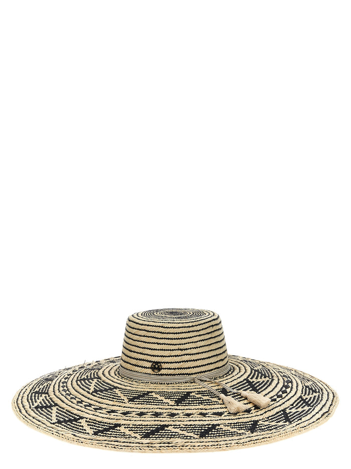 Gina hat White/black Brisa
