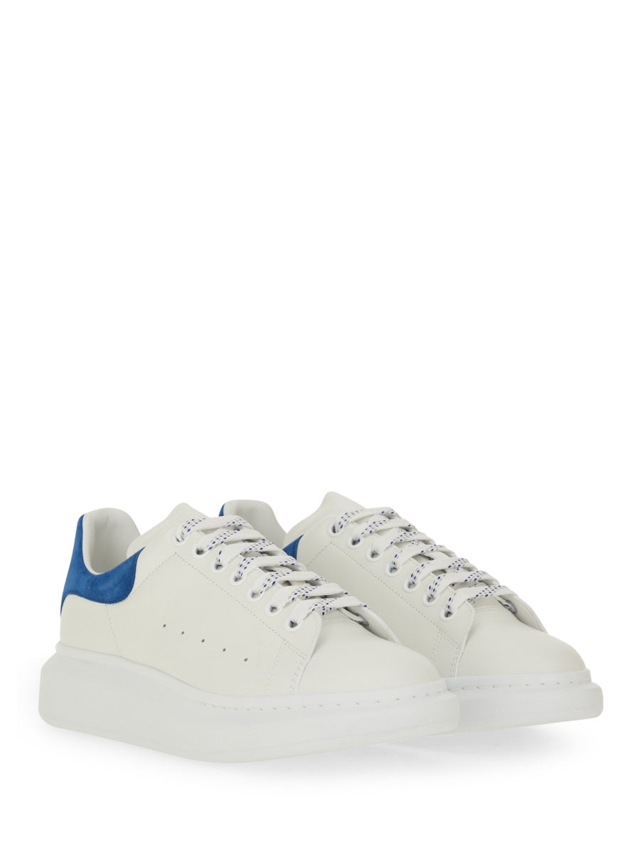 Oversized Leather Sneaker White Calf Skin Trainers