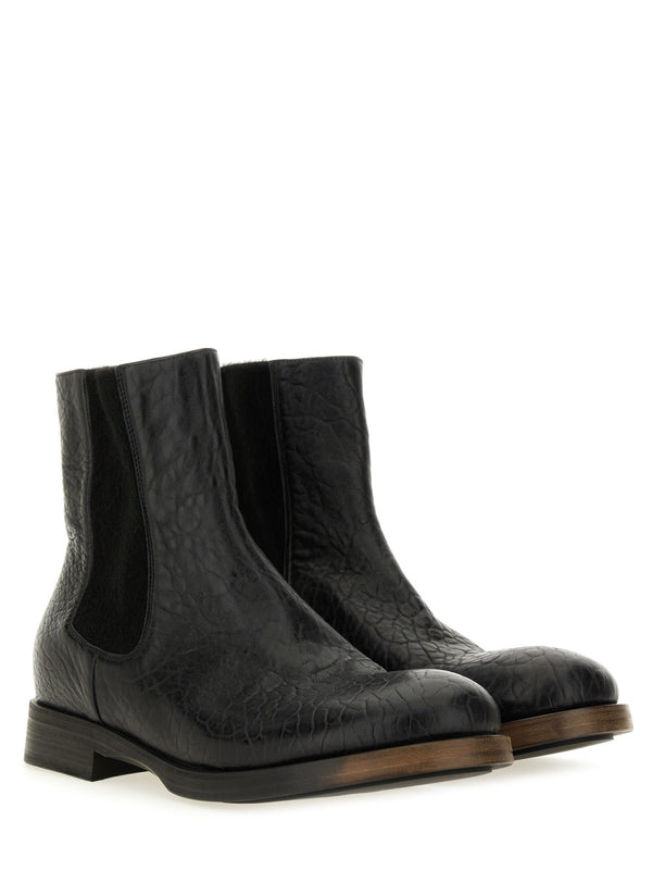 Leather Boots Black