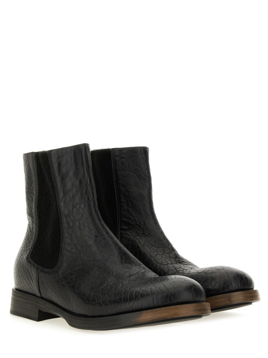 Leather Boots Black