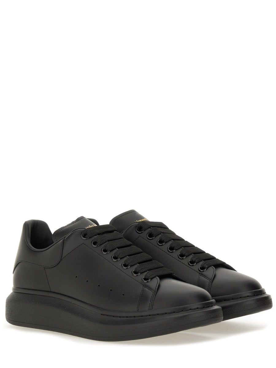 Sneakers Oversize Black Leather Trainers
