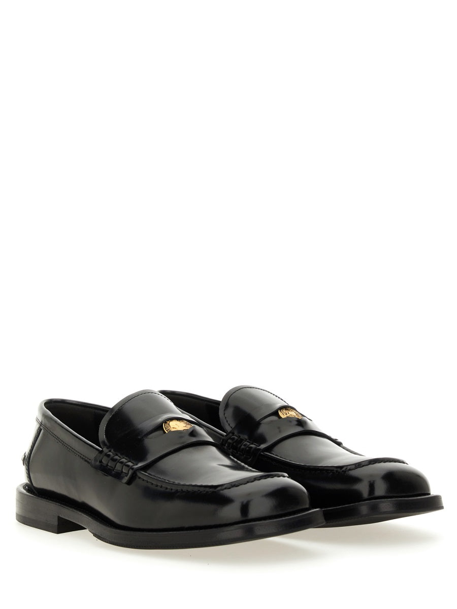 Moccasin Berlin Black Leather Loafers