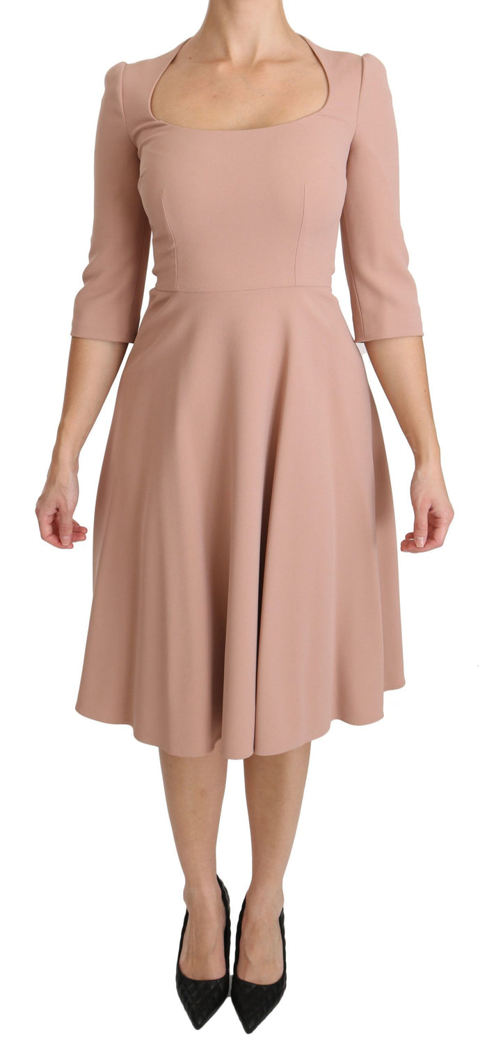Dolce & Gabbana 51% Viscose 46% Acetate 3% Elastane dress in pink