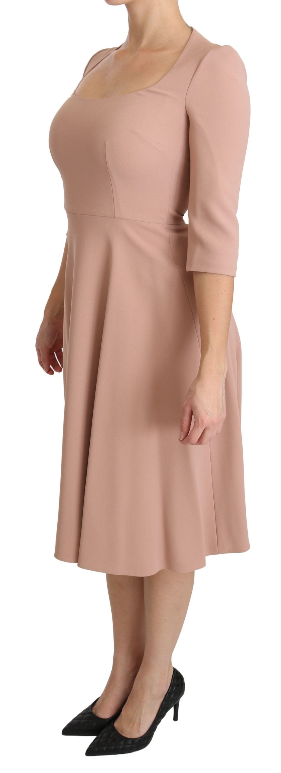 Dolce & Gabbana 51% Viscose 46% Acetate 3% Elastane dress in pink — view 3