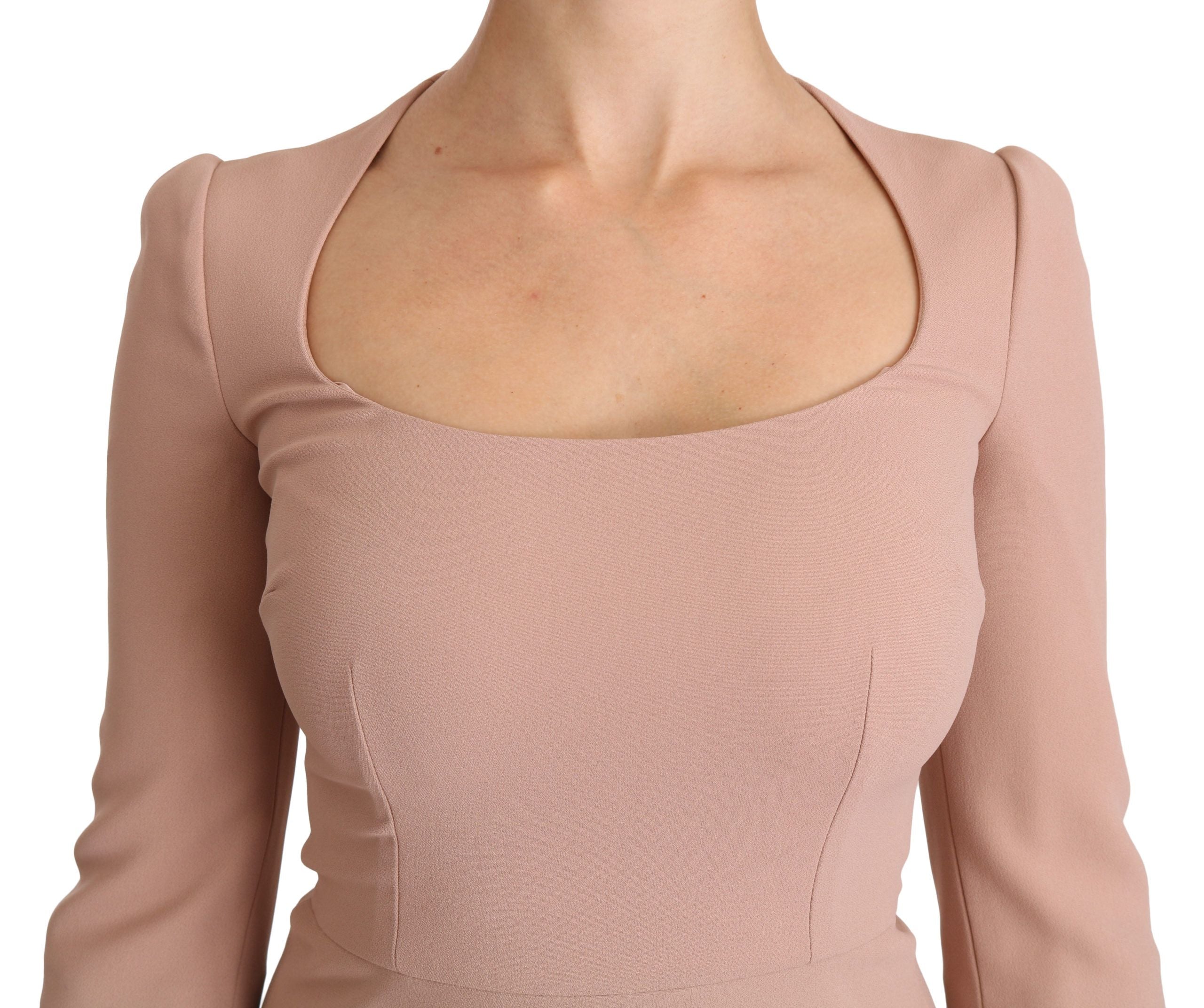 Dolce & Gabbana 51% Viscose 46% Acetate 3% Elastane dress in pink — view 5