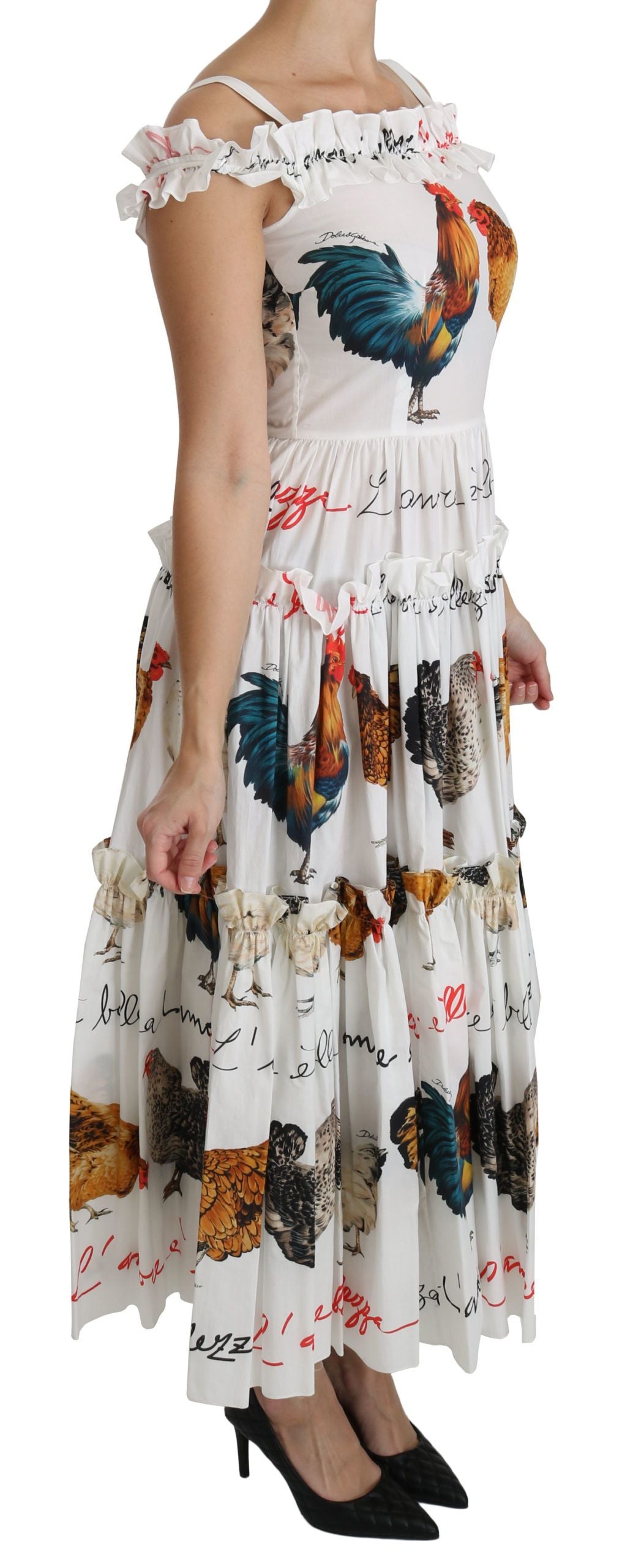 Dolce & Gabbana 100% Cotton dress in white — view 3