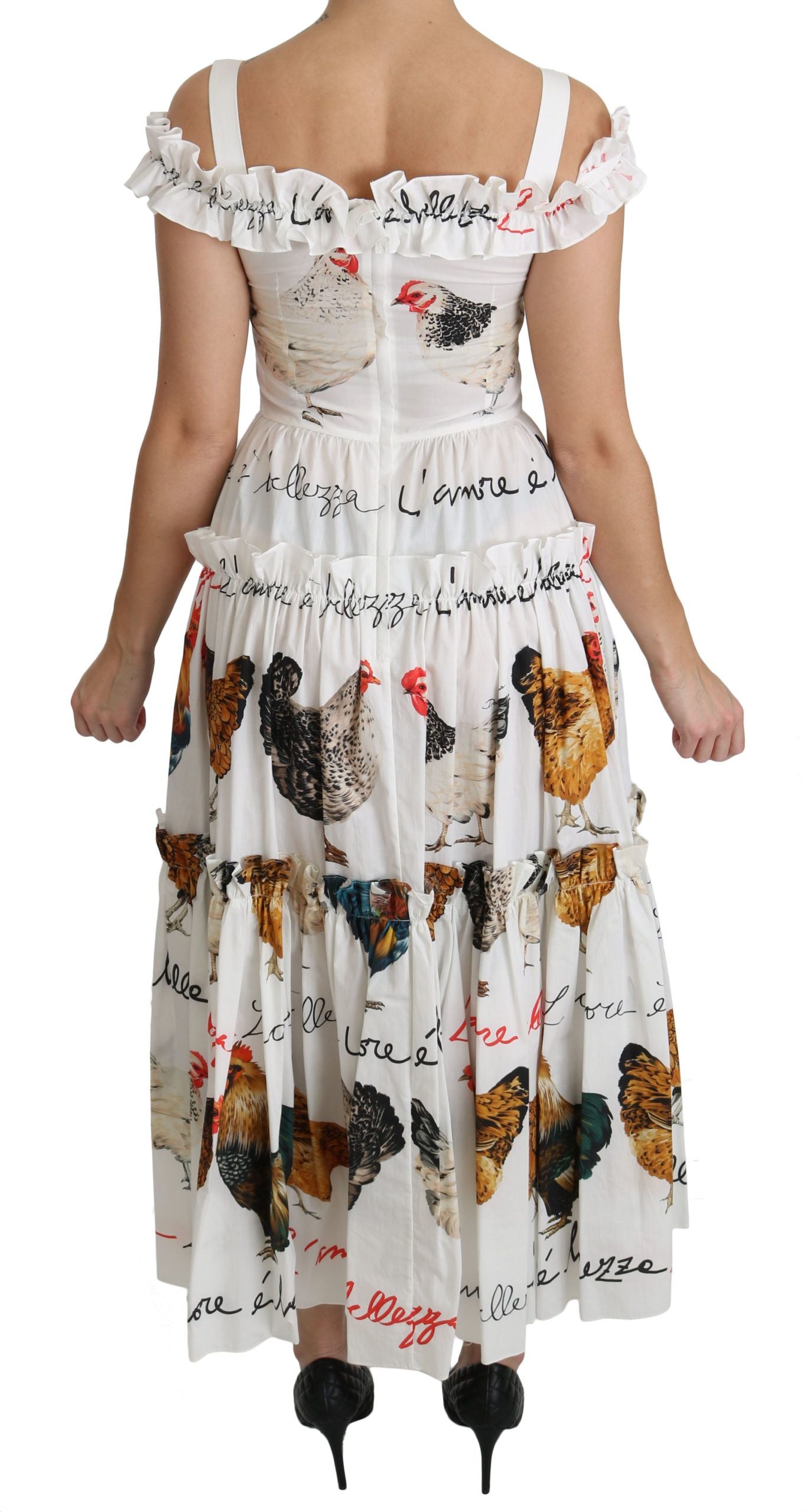 Dolce & Gabbana 100% Cotton dress in white — view 5