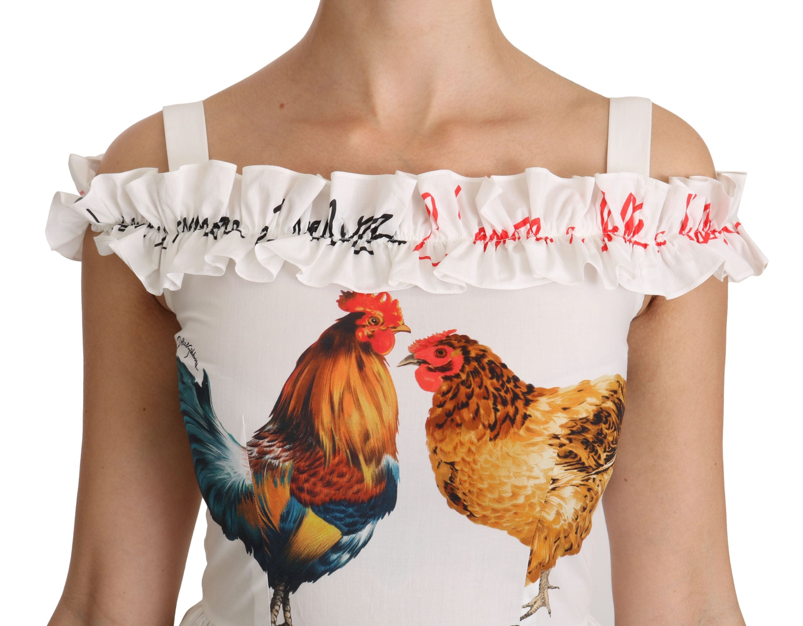 Dolce & Gabbana 100% Cotton dress in white — view 6