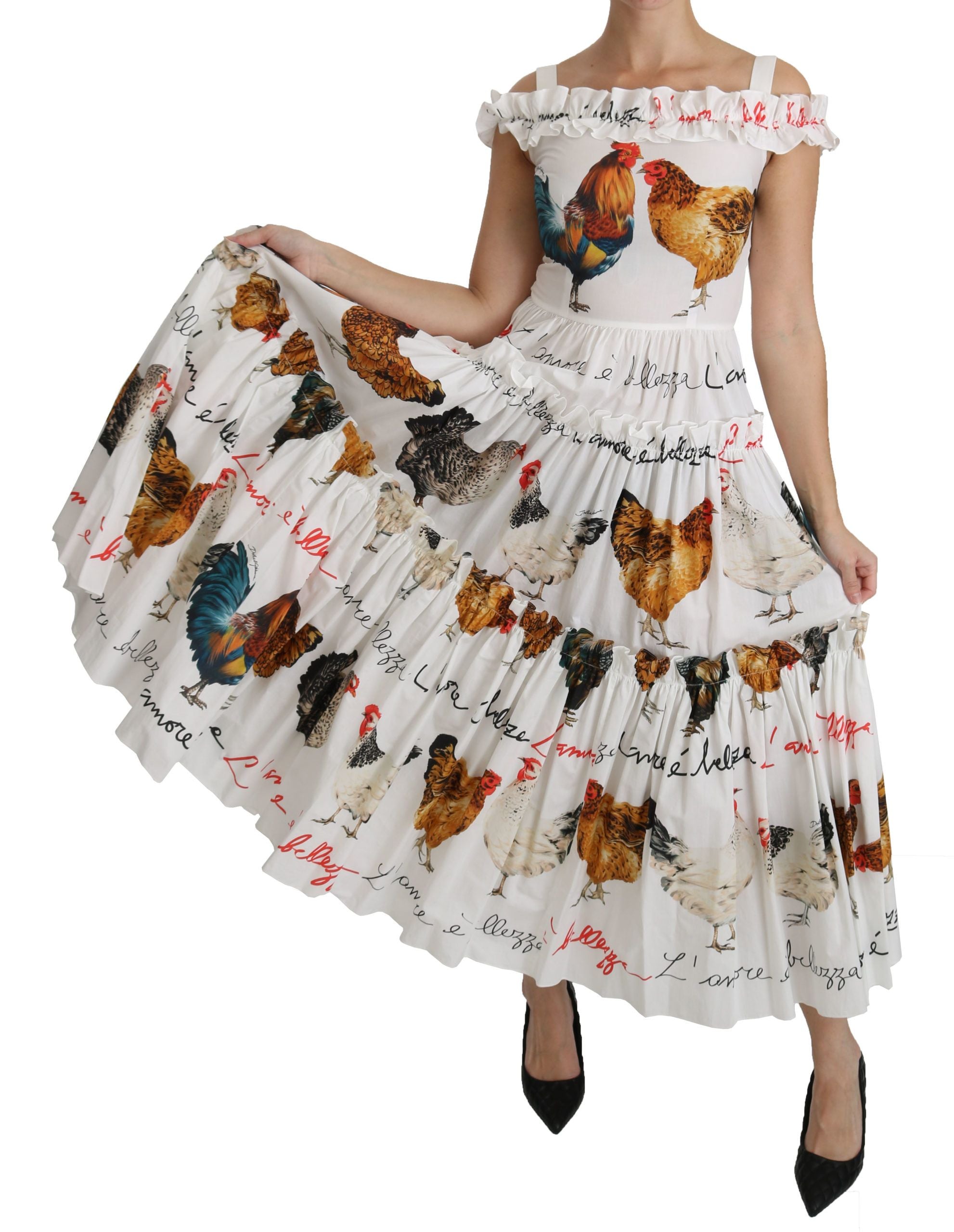 Dolce & Gabbana 100% Cotton dress in white — view 7