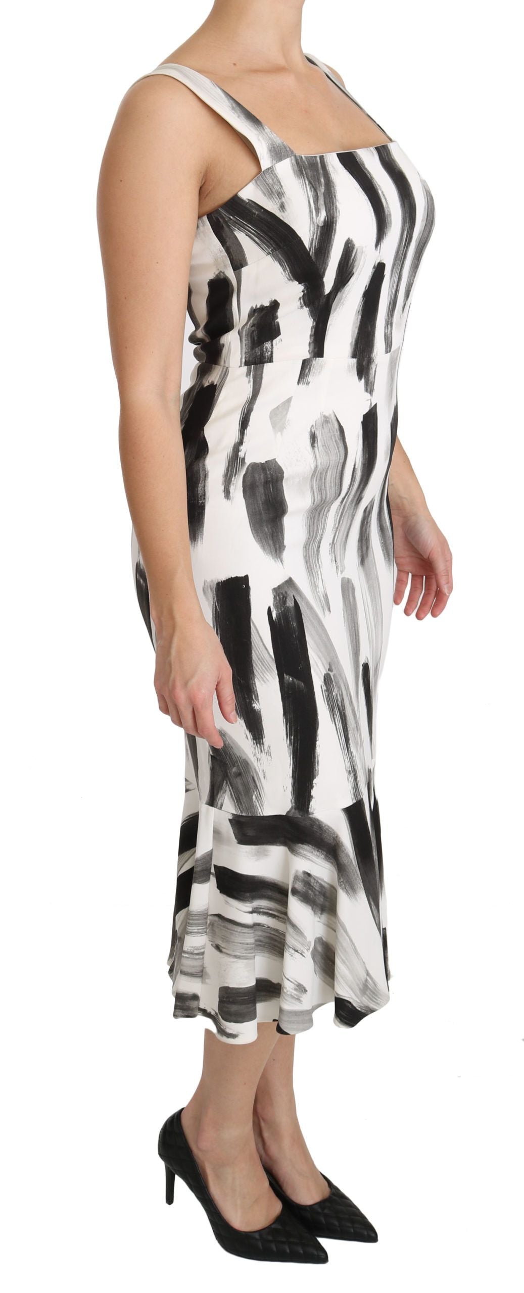 Dolce & Gabbana 97% Viscose 3% Elastane dress in white — view 2