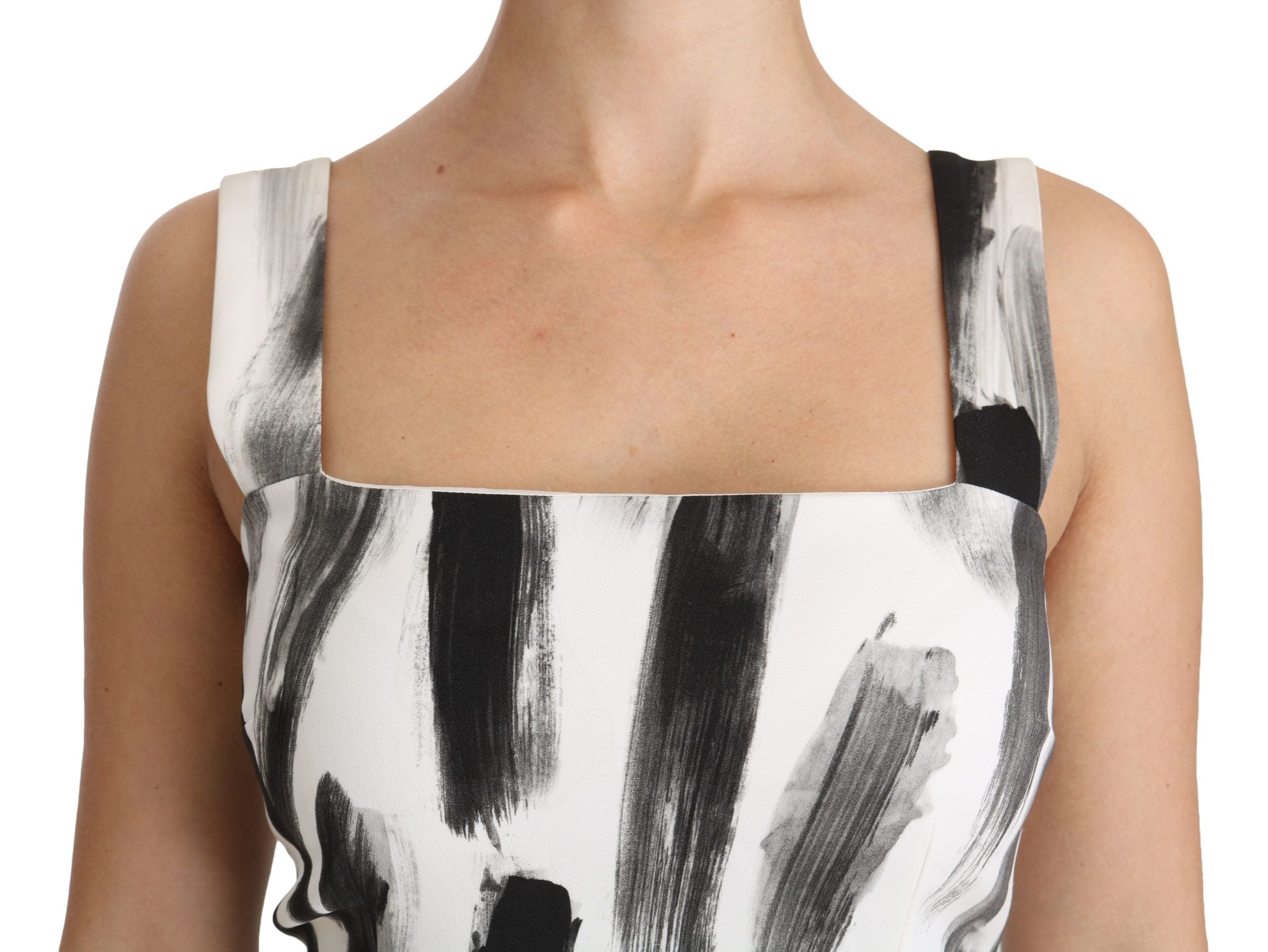 Dolce & Gabbana 97% Viscose 3% Elastane dress in white — view 5