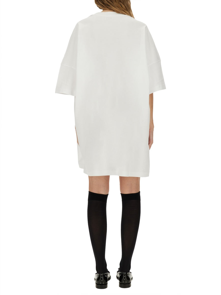 Cotton Interlock Dress White