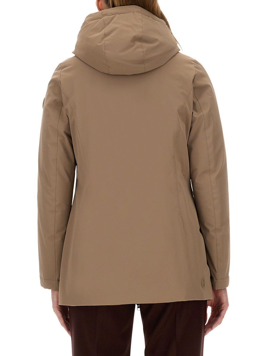 Brown Down Jacket Polyamide