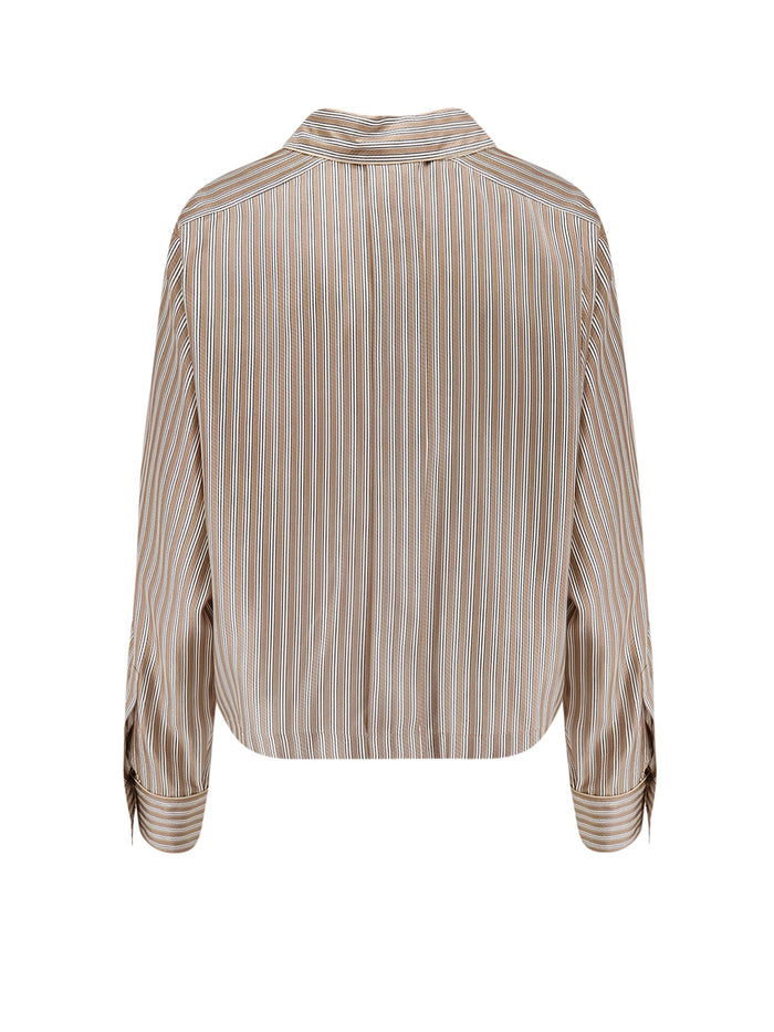 Max Mara Shirts Brown Seta