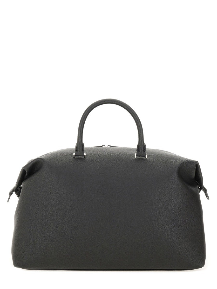 Shoulder Bag With Logo - Black Polyamide (recycled) Luggage