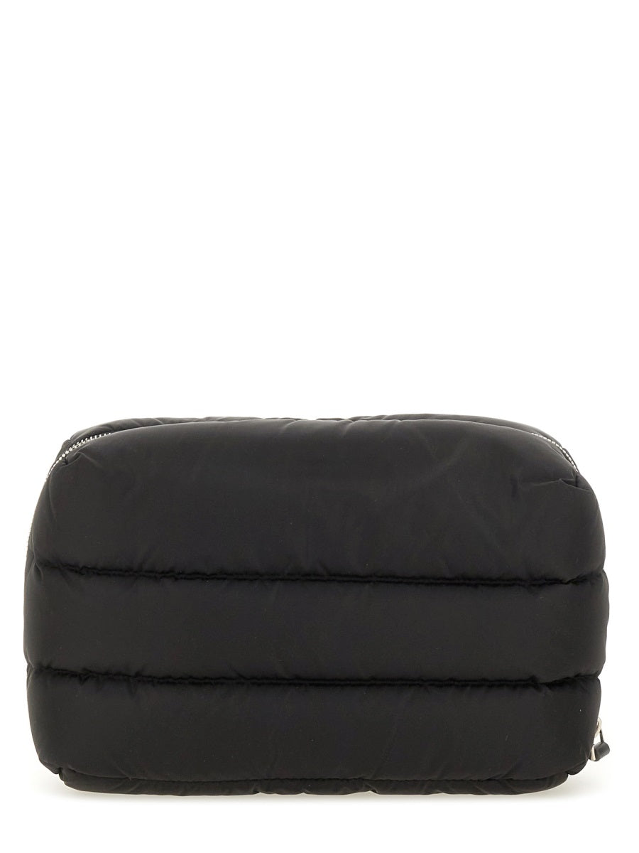 Wash Bag Caradoc Quilted Black Polyamide