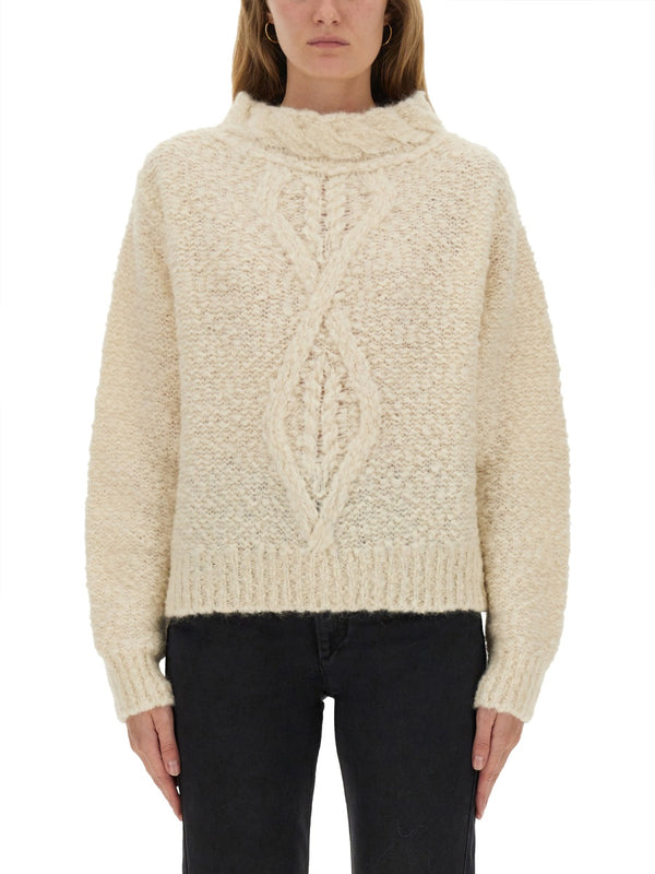 Knitted Roman Beige Alpaca Jumpers