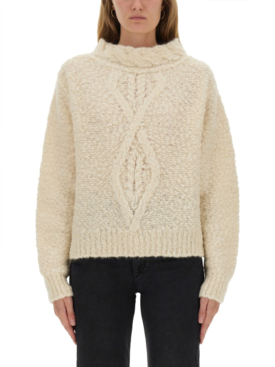 Knitted Roman Beige Alpaca Jumpers