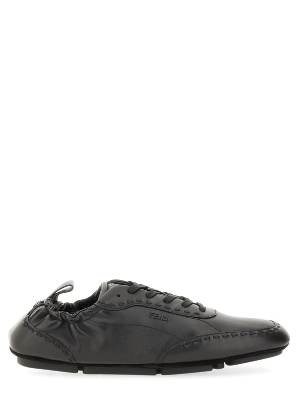 Sneakers Fit Black Leather Trainers