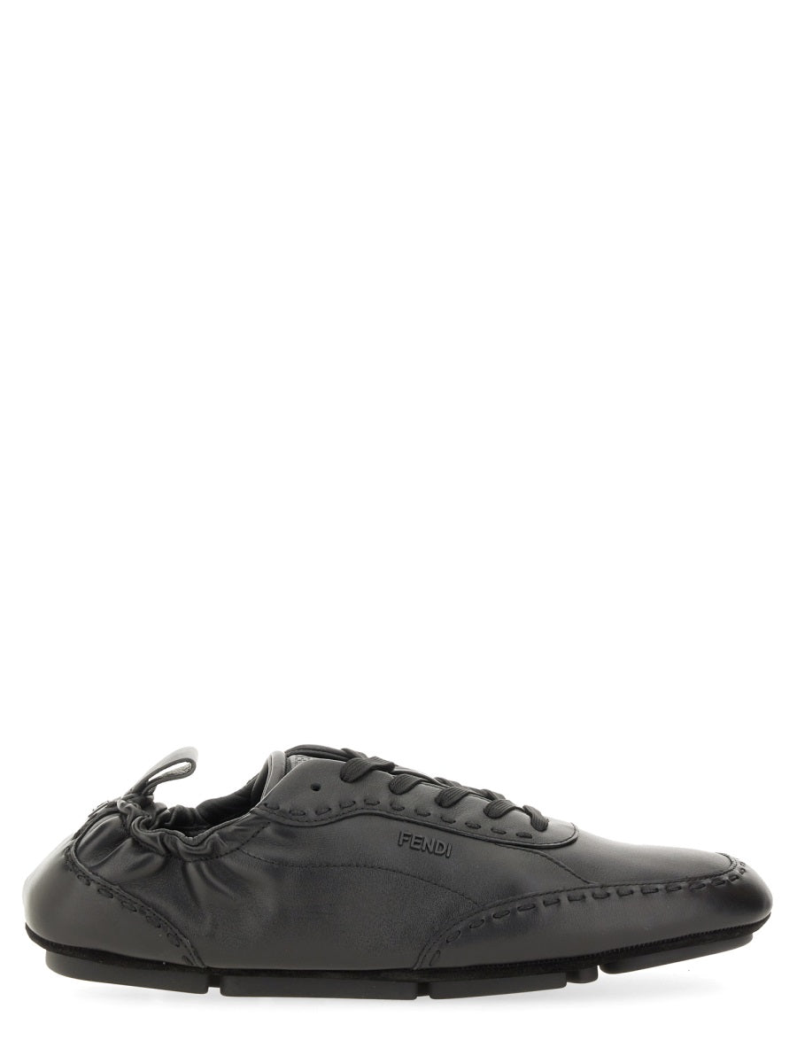 Sneakers Fit Black Leather Trainers