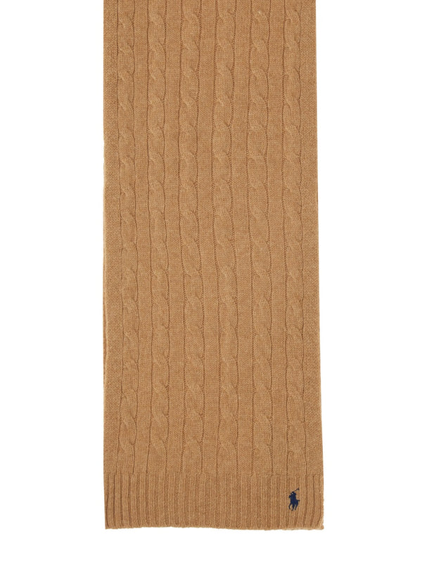 Scarf Wool & Cashmere Beige And
