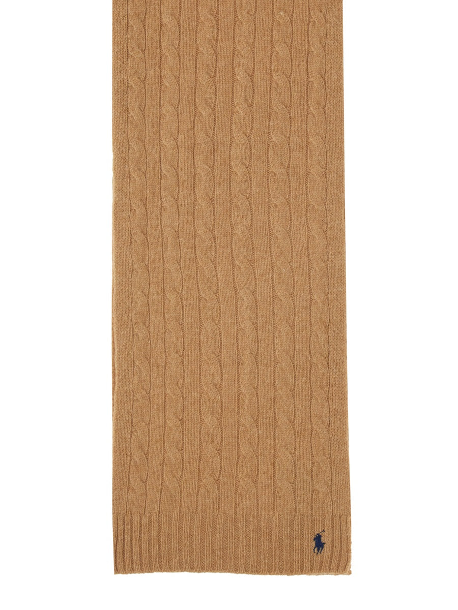 Scarf Wool & Cashmere Beige And