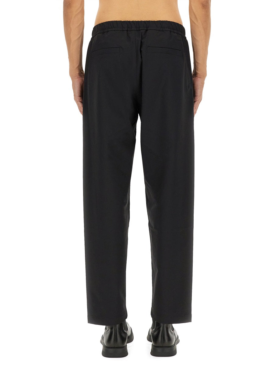 Comfort Tech Pants Black Polyamide Trousers