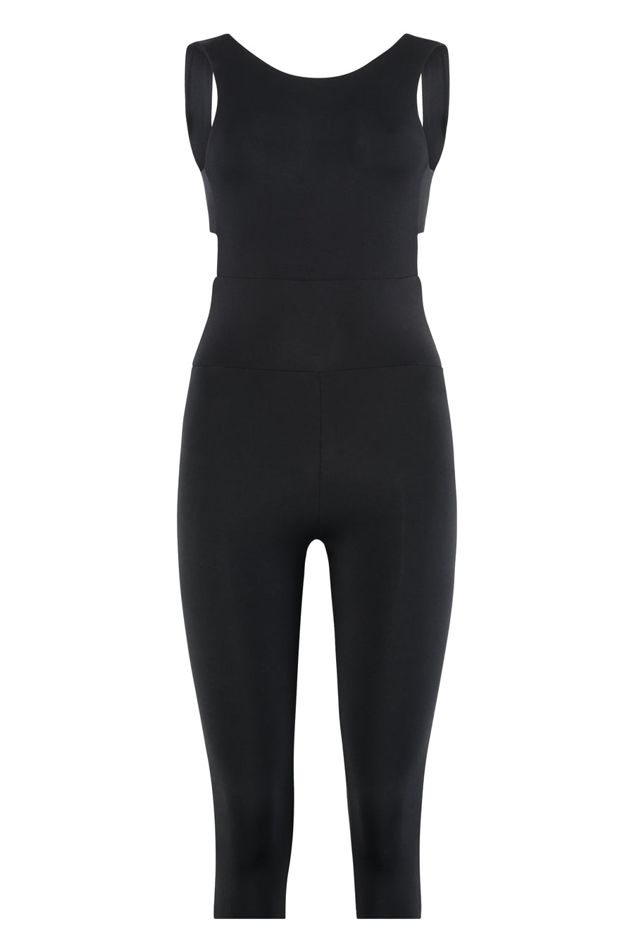 Long Orbit Jumpsuit Black Polyamide Jumpsuits