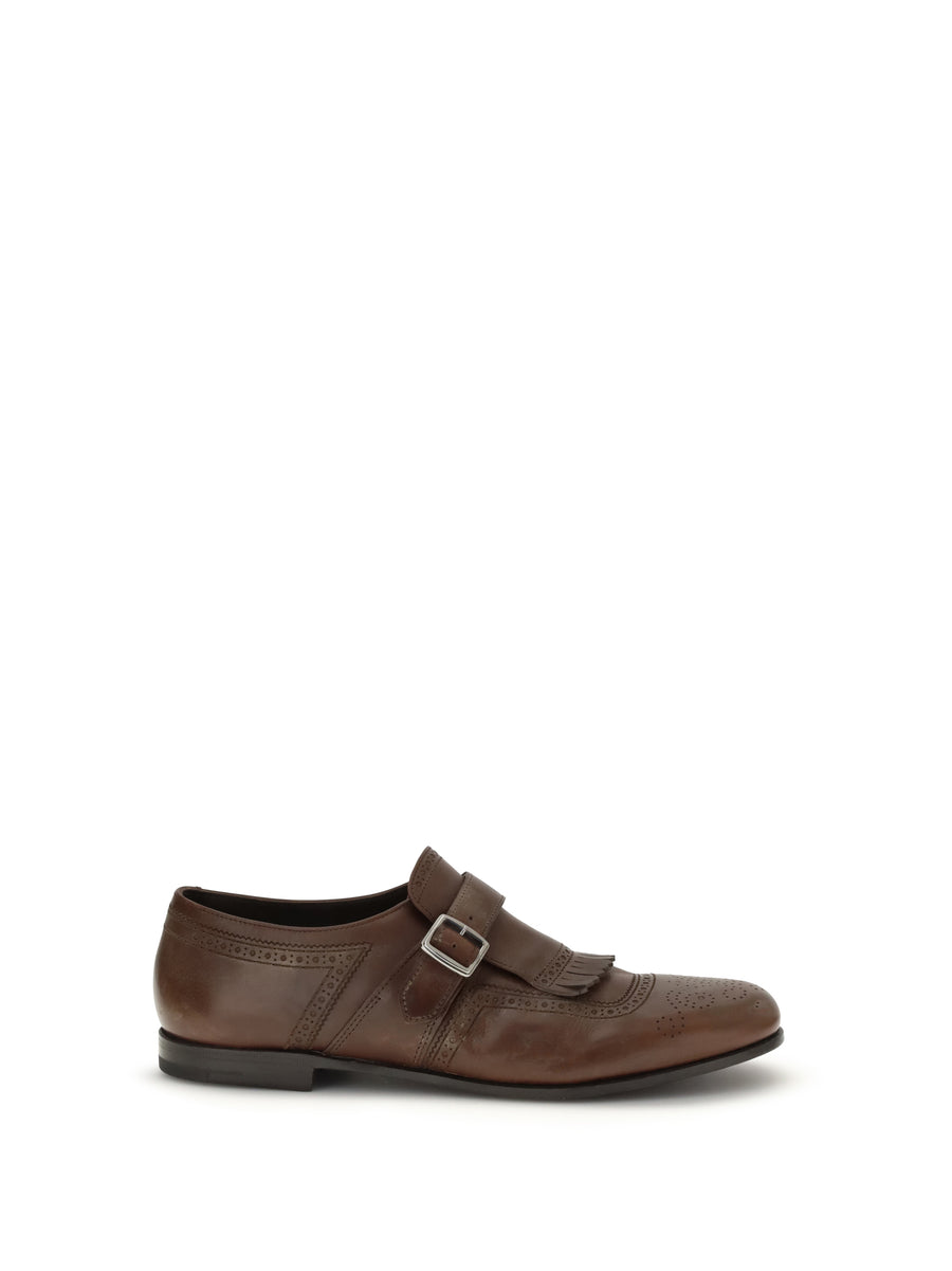 Loafers Shanghai Brown Suede Upper: Calf