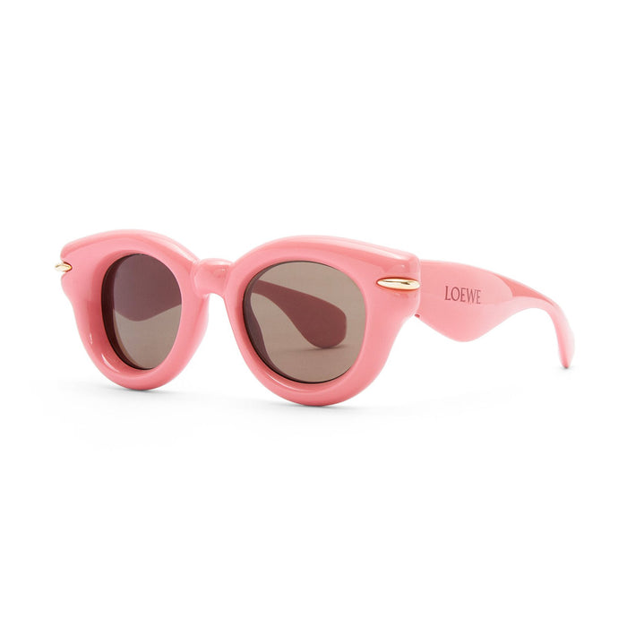 LW40118I INFLATED 72e Rosa Acetate Occhiali Sole