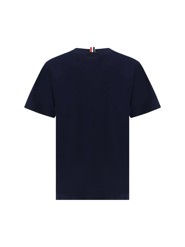 Crewneck T-Shirt Navy Cotton T-shirts