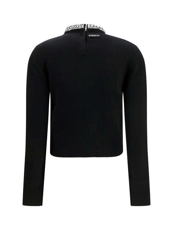 Wool Sweater Berlino Black Limousine (ovis Aries)